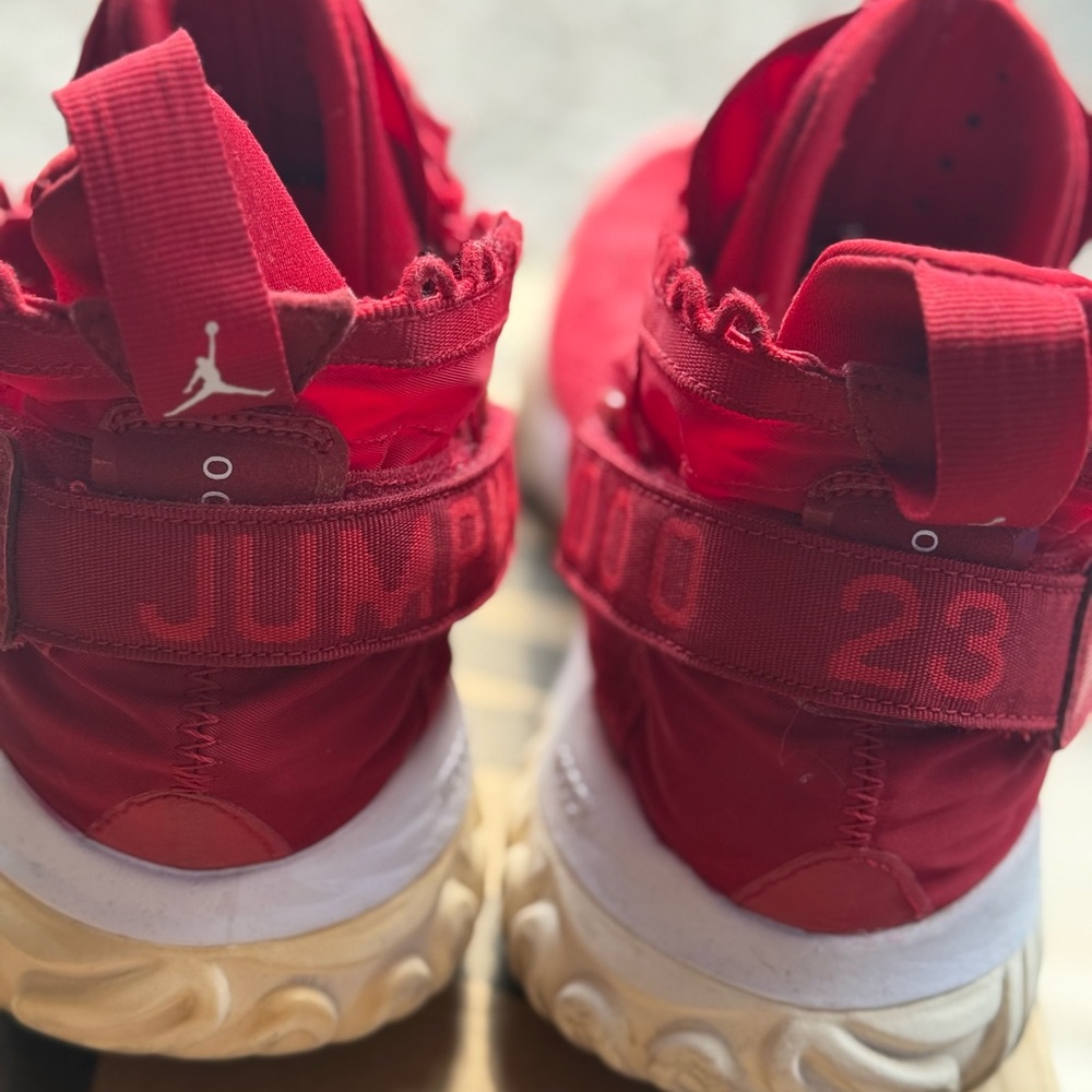 Jordan Red Athletic Shoes Modern Design
